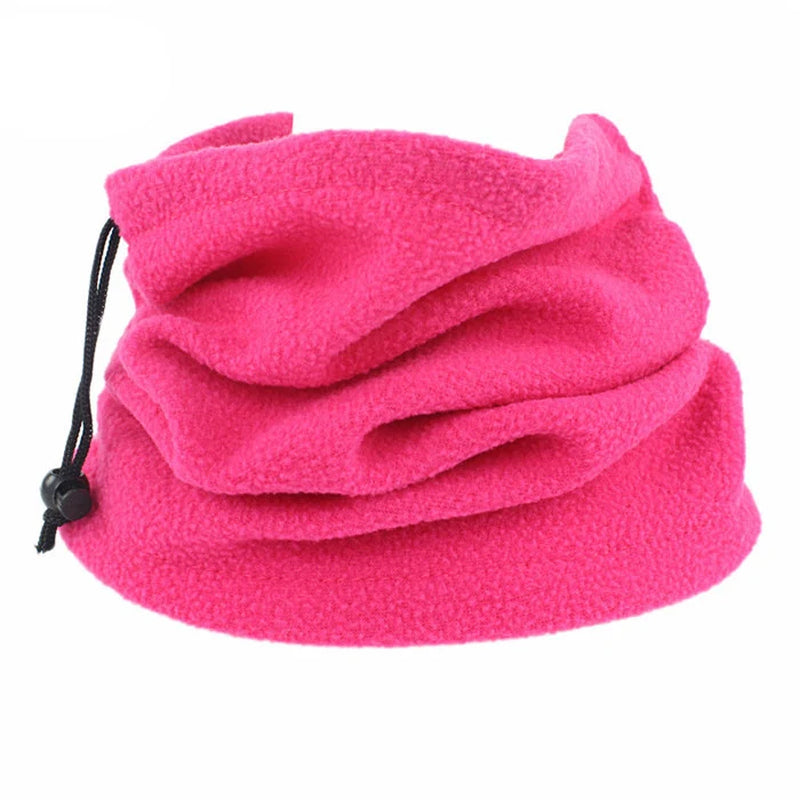 Polar Fleece Neck Tube Scarf Winter Ear Warmer Fishing Skating Running Sport Scarf Adjustable Neck Collar Neckerchief Cycling He