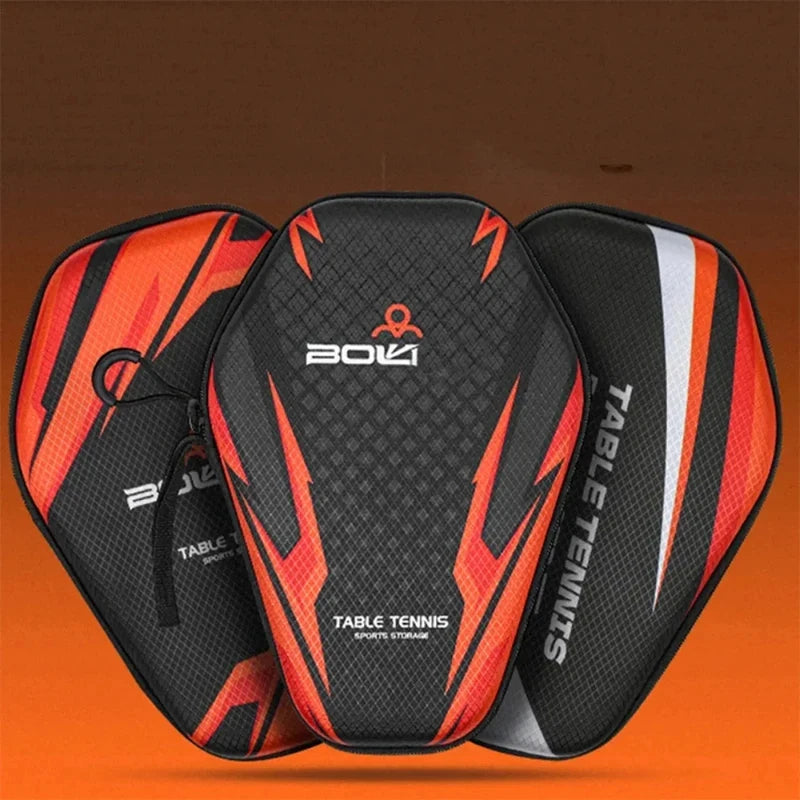 1Pcs EVA Hard Shell Table Tennis Racket Bag Waterproof Dustproof Paddle Storage Case with Hand Strap