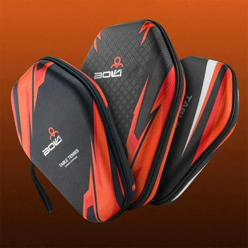 1Pcs EVA Hard Shell Table Tennis Racket Bag Waterproof Dustproof Paddle Storage Case with Hand Strap