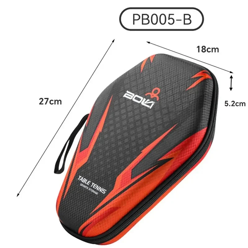 1Pcs EVA Hard Shell Table Tennis Racket Bag Waterproof Dustproof Paddle Storage Case with Hand Strap