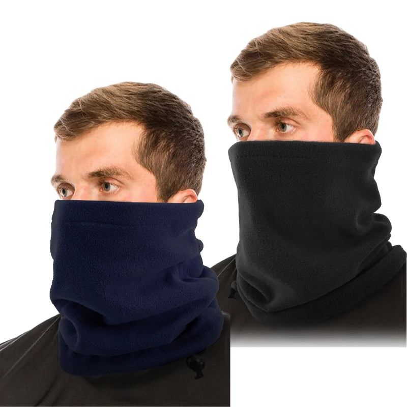 Polar Fleece Neck Tube Scarf Winter Ear Warmer Fishing Skating Running Sport Scarf Adjustable Neck Collar Neckerchief Cycling He