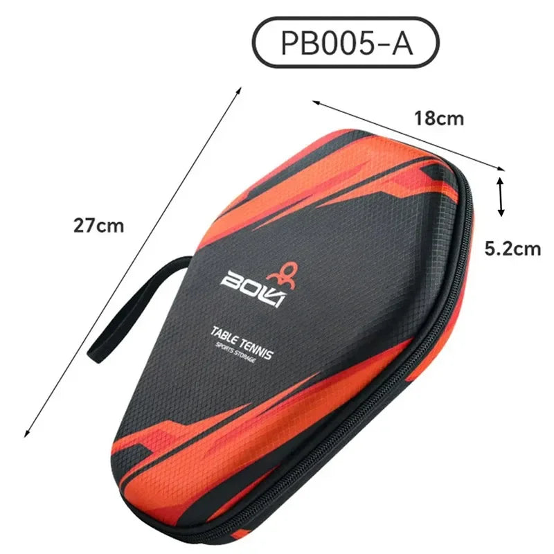 1Pcs EVA Hard Shell Table Tennis Racket Bag Waterproof Dustproof Paddle Storage Case with Hand Strap