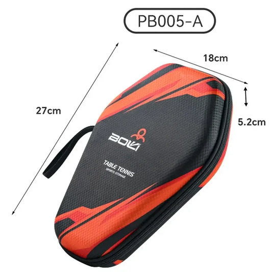 1Pcs EVA Hard Shell Table Tennis Racket Bag Waterproof Dustproof Paddle Storage Case with Hand Strap